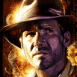 Indiana Jones: portrait affiche r�tro