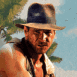 Indiana Jones: Indiana sur fond de palmiers