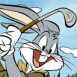 Bugs Bunny en plein swing