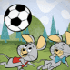 Pixie et Dixie jouent au football