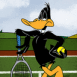 Daffy Duck joue au tennis