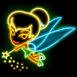 Peter Pan: La f�e Clochette n�on