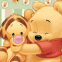 B�b� Winnie l'ourson fait un c�lin � b�b� Tigrou