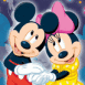 Mickey et Minnie amoureux