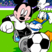 Mickey dribble Donald