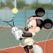 Minnie joue au tennis