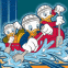 Riri, Fifi et Loulou font du rafting