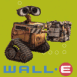 Wall-E tenant un cube de d�chets