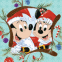 Mickey et Minnie en p�re et m�re No�l