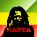 Drapeau rastafara�