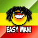 Drapeau rastafara� "Easy man"