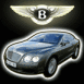 Bentley Continental GT, fond noir