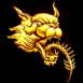 T�te de dragon dor�