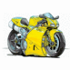 Dugati de course jaune