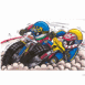 Duel en motocross