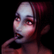 Fille aux grands yeux