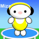 Mizz Mia sur un trempoline