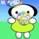 Mizz Mia faisant des bulles