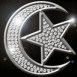 Croissant et �toile en diamant