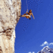 Escalade en rappel