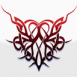 Tatouage coeur tribal