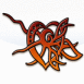 Tatouage tribal rouge
