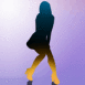 Danseuse serrant les jambes