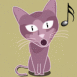 Chat qui miaule