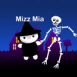 Mizz Mia avec un squelette