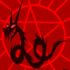 Dragon dans un pentacle