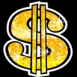 Dollar dor� scintillant