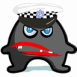 Monstre gris policier