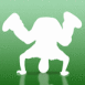 Danseur street la t�te sur le sol