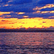 Coucher de soleil sur l'oc�an