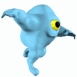 Cyclope bleu dansant