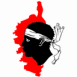 Corse symbole Maure, fond blanc