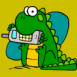 Dragonnet mordant un t�l�phone