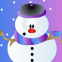 Bonhomme de neige portant une �charpe