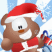 Ourson d�guis� en p�re no�l