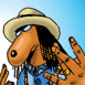 Rappeur � t�te de chien