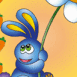 Petit lapin bleu