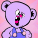 Ourson rose en col�re