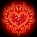 Coeur enflamm�