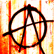 Symbole anarchie sur un mur