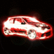 Peugeot 206 jaune tun�e n�on