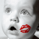 B�b� surpris avec un bisou