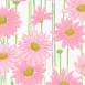Marguerites roses fa�on papier peint