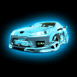 Peugeot 407 Sport bleue n�on
