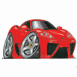 Ferrari Enzo rouge agressive