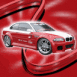 BMW M3 rouge